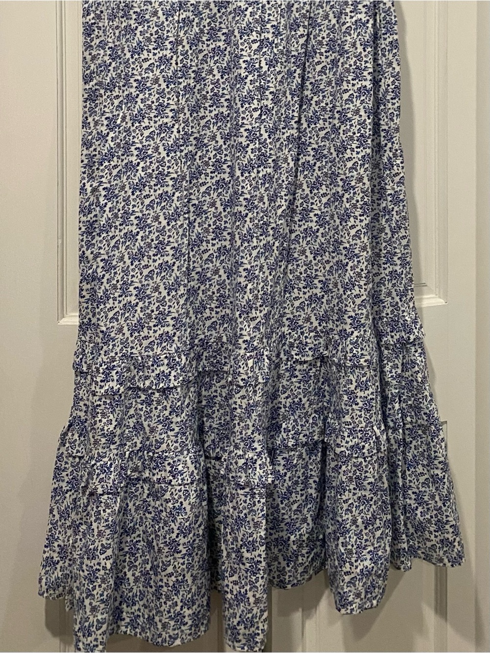 Universal Thread Blue and White Floral Maxi Dress - Picture 2 of 3
